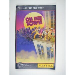 On The Town Playbill New York City Center Encores November 2008 Christian Borle